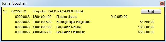 jurnal penjualan