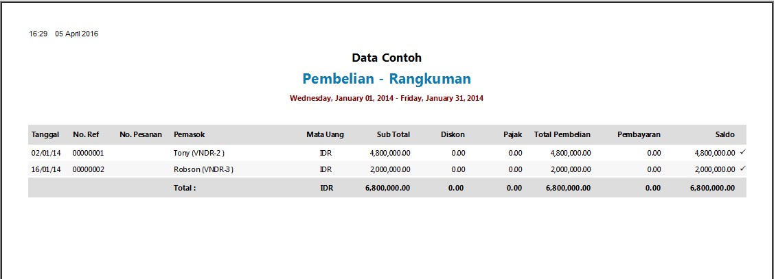 Perangkat lunak akuntansi perdagangan opsi