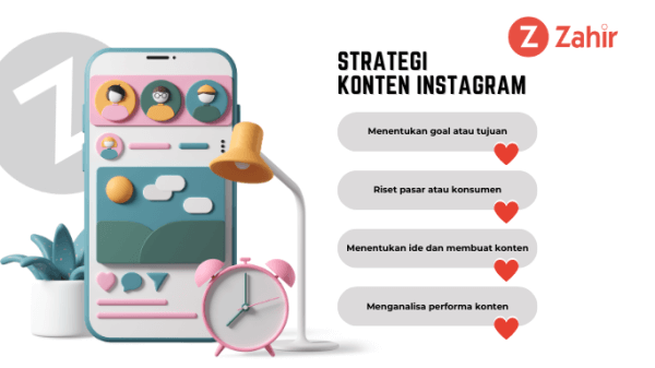 5 Cara Membuat Strategi Konten Instagram Yang Benar - Zahir