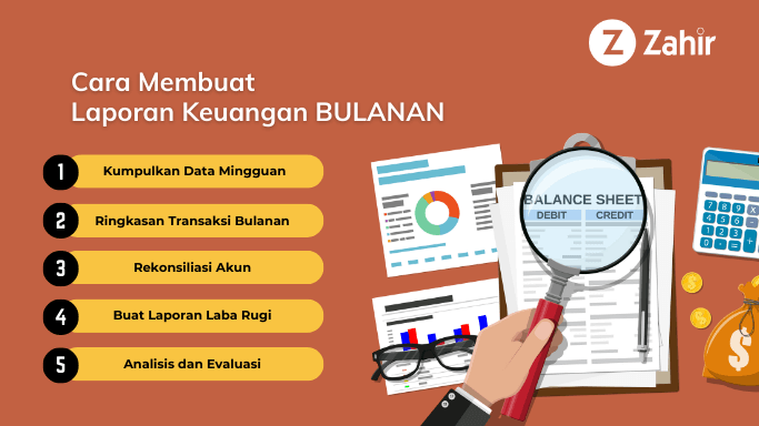 Lengkap Cara Mudah Membuat Laporan Keuangan Sederhana Zahir