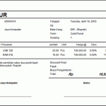 faktur penjualan zahir accounting