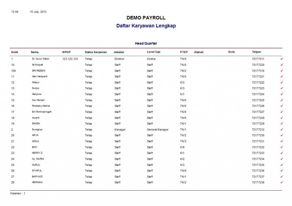 Contoh Z Contoh Faktur Sederhana  Service Laptop